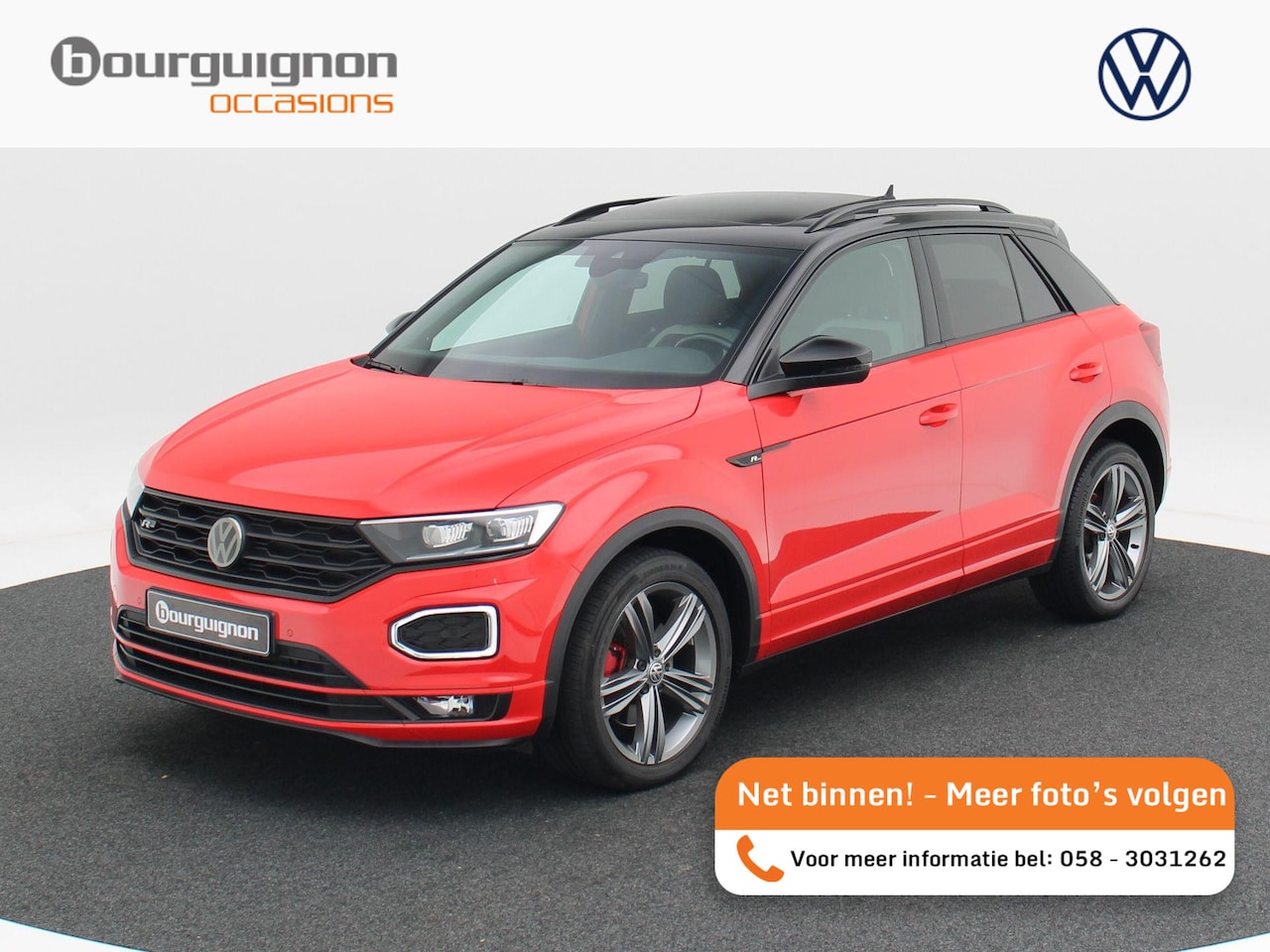 Volkswagen T-Roc - 1.5 TSi 150 Pk Automaat Sport Business R-Line | Panoramadak | Beats Audio | Adaptive Cruis - AutoWereld.nl