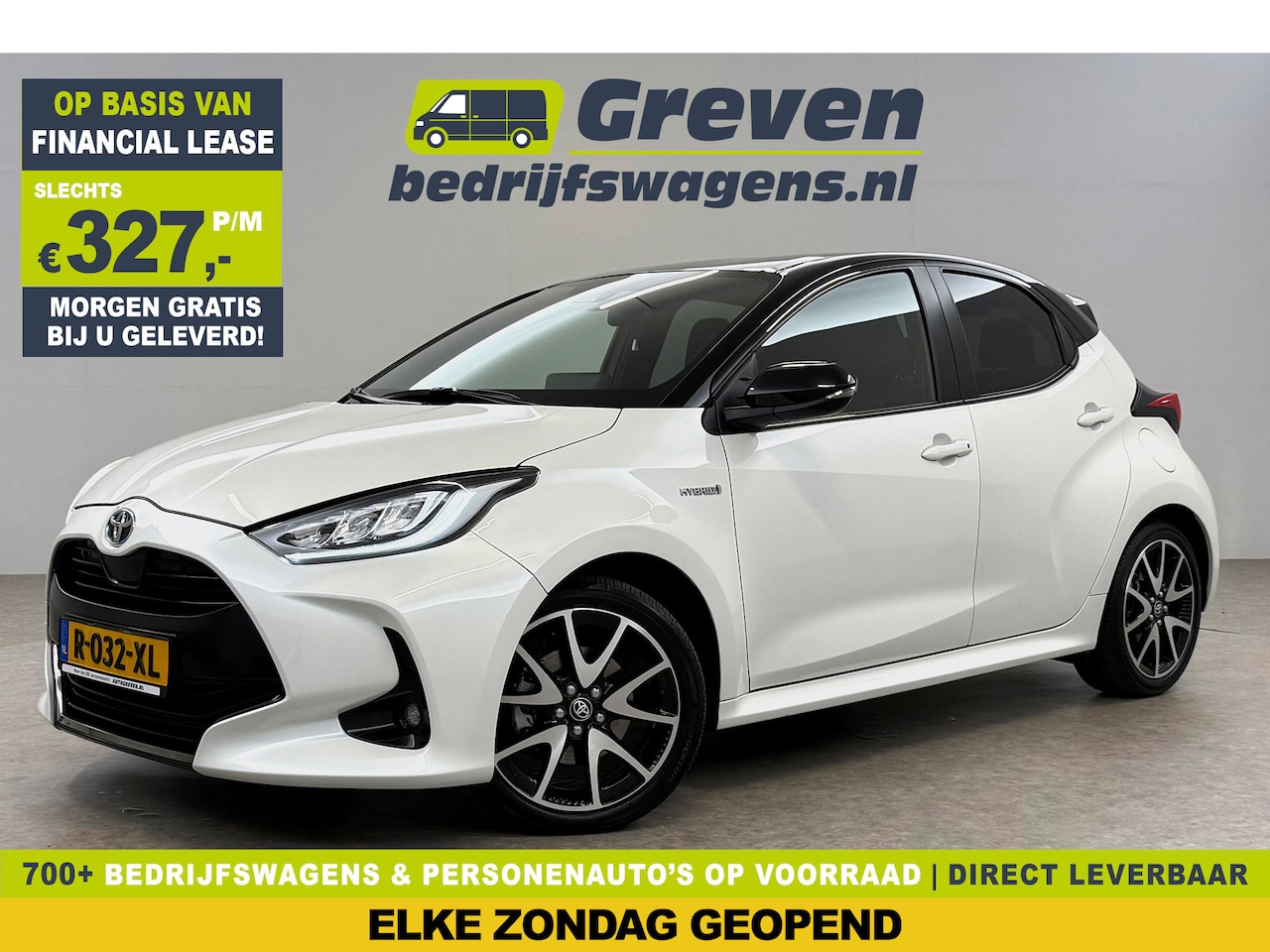 Toyota Yaris - 1.5 Hybrid Bi-Tone Executive | Camera | Carplay | Adaptive Cruise | Trekh. | LED | Navi | - AutoWereld.nl
