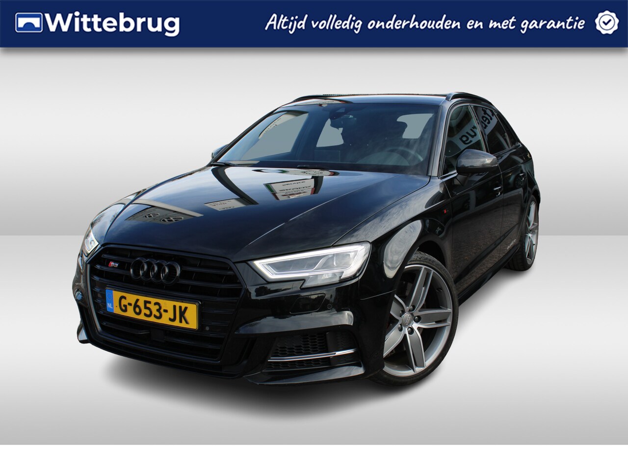 Audi A3 Sportback - 2.0 TFSI 300pk S3 quattro Pro Line Plus / Navigatie / LM 19 inch / Half leder / LED / Adap - AutoWereld.nl