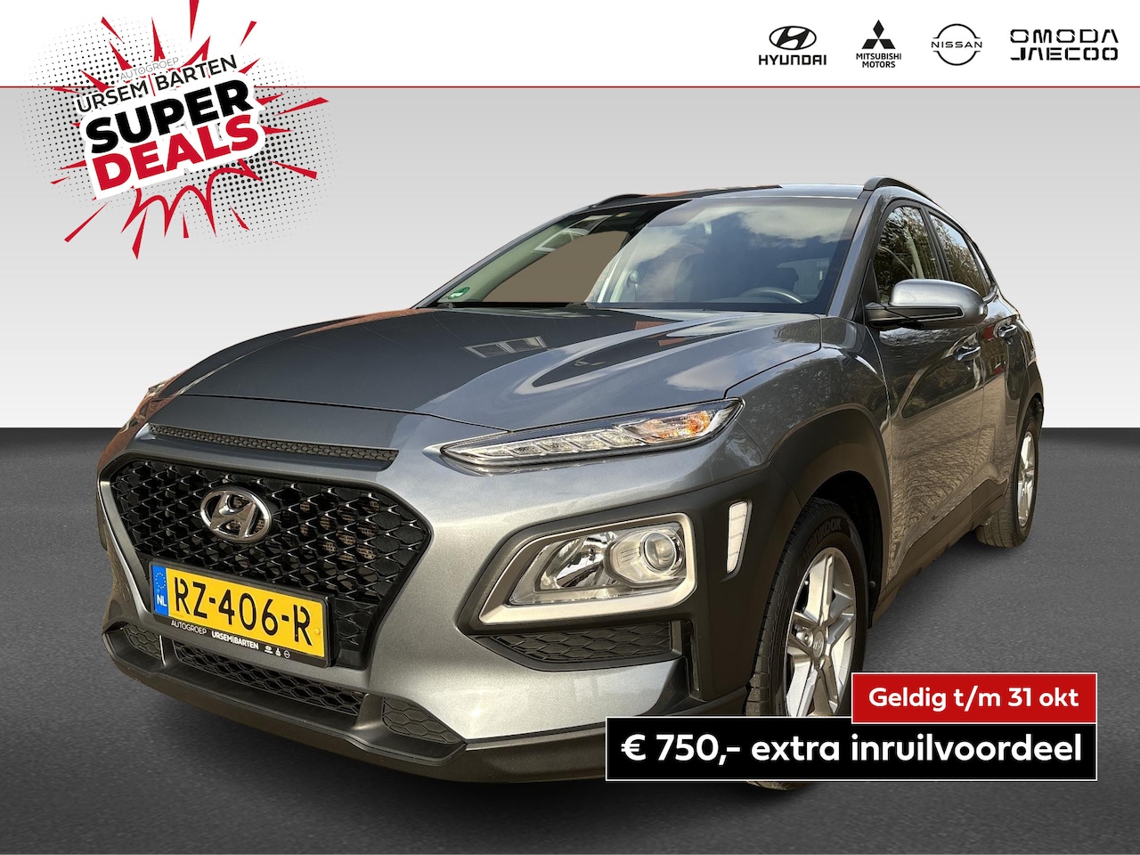 Hyundai Kona - 1.0T Comfort | Android auto | Apple Carplay | Parkeercamera achter | - AutoWereld.nl