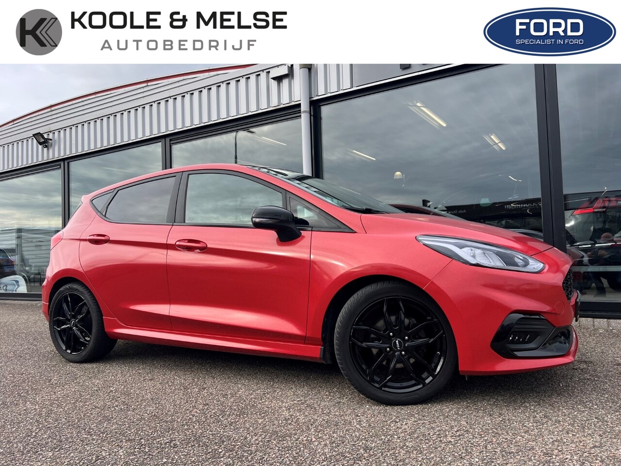 Ford Fiesta - 1.0 EcoBoost 100pk 5dr ST-Line | Cruise Control , Zwart dak , Gewrapt - AutoWereld.nl