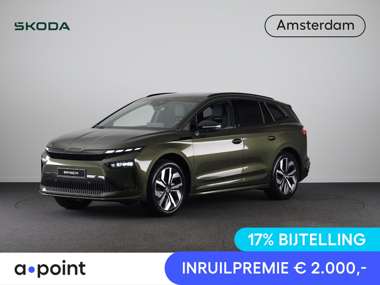 Skoda Enyaq iV - 60 Sportline 204 pk | Panoramadak | Adaptive Cruise Control | Blind Spot | - AutoWereld.nl
