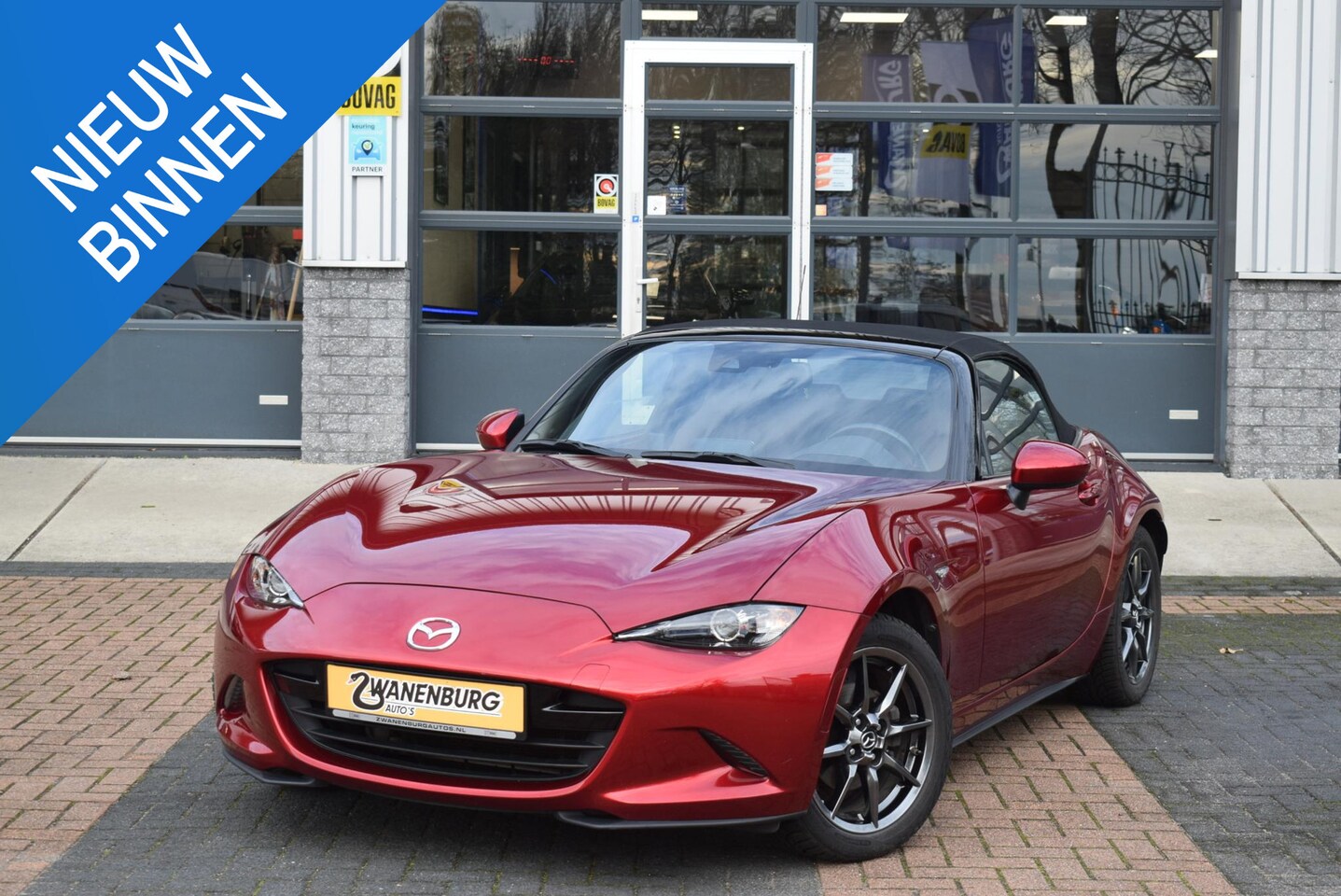Mazda MX-5 - 1.5 SkyActiv-G 132 Ginzan Navi Airco Leder Camera Km 70.100!! - AutoWereld.nl