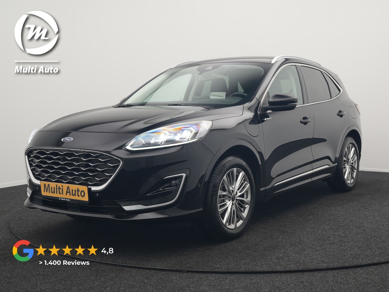 Ford Kuga - 2.5 Vignale Plug In Hybrid 225pk Dealer O.H. PHEV | Trekhaak Afneembaar | Head Up | 360 Ca - AutoWereld.nl