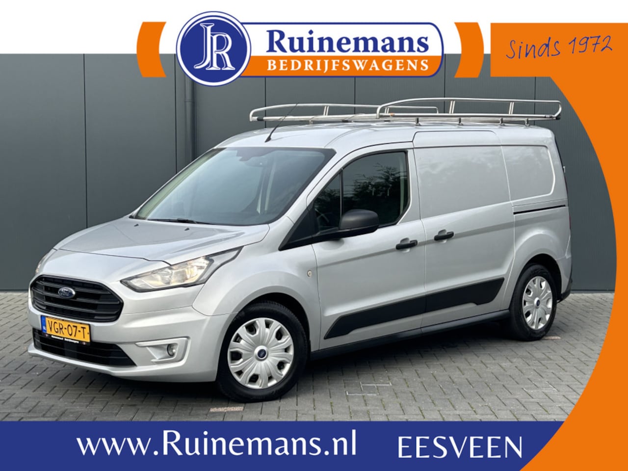 Ford Transit Connect - 1.5 EcoBlue 100 PK / L2H1 / 1e EIG. / 59.158 KM !! / TREKHAAK / 2x SCHUIFDEUR / 3-ZITS / A - AutoWereld.nl