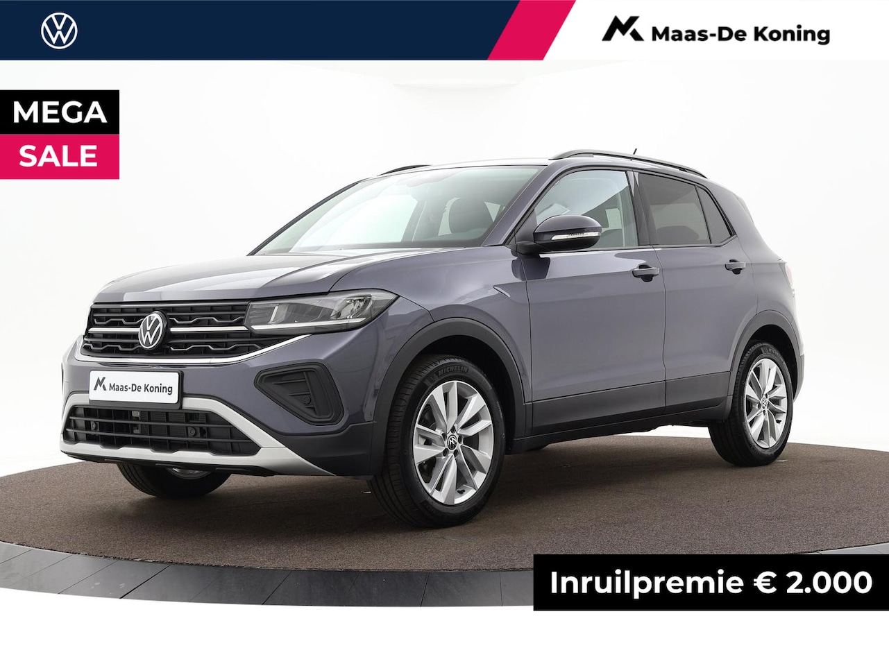Volkswagen T-Cross - Life Edition 1.0 TSI 95 pk 5 versn. Hand · Comfort pakket · Velgen 'ventura', 17 inch lich - AutoWereld.nl