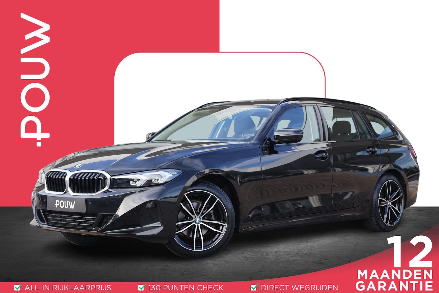 BMW 3-serie Touring - 318i 156pk AUT | Cruise Control | Navigatie | PDC | Apple Carplay/Android Auto - AutoWereld.nl
