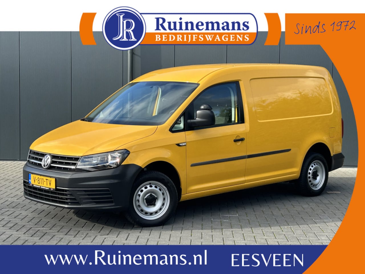 Volkswagen Caddy - 2.0 TDI 102 PK / L2H1 / 1e EIG. / **STOELVERWARMING** / TREKHAAK / INRICHTING / AIRCO / CR - AutoWereld.nl