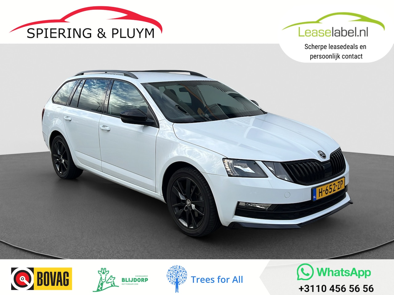 Skoda Octavia Combi - 1.5 TSI Greentech Sport Business | Trekhaak | Sportstoelen | Carplay | DSG | Parkeersensor - AutoWereld.nl