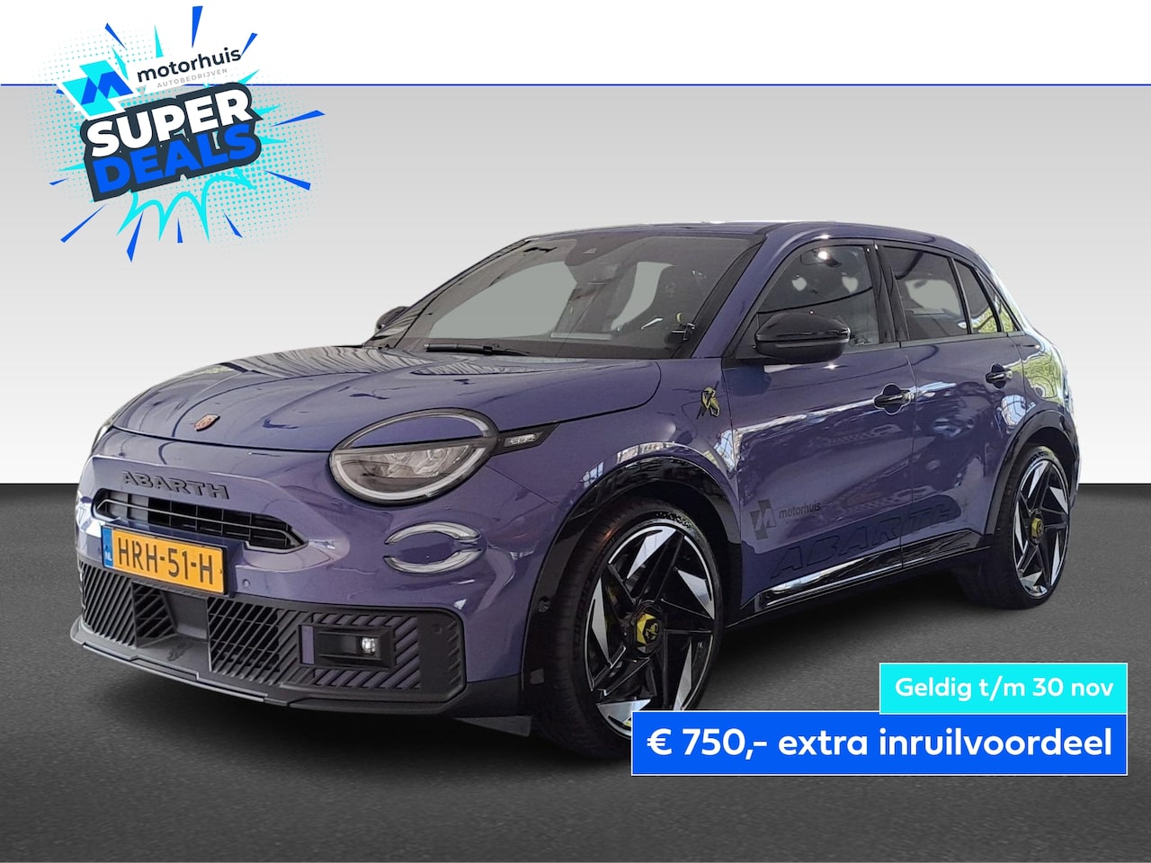 Abarth 600e - 54 kWh 280PK SCORPIONISSMA SABELT SPORTSEATS 17% BIJTELLING - AutoWereld.nl