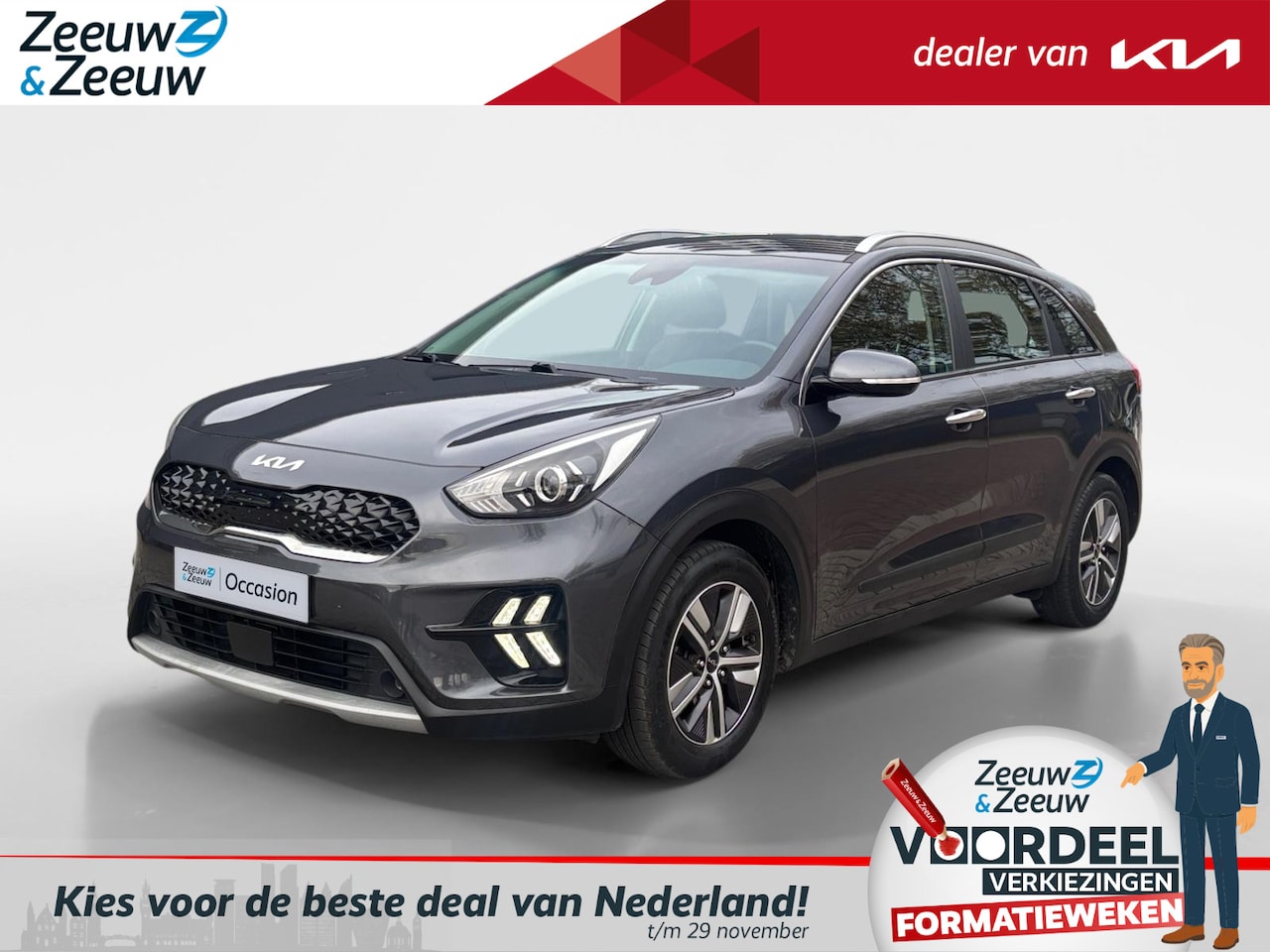 Kia Niro - 1.6 GDi Hybrid DynamicLine Eerste eigenaar | Navigatie | Achteruitrijcamera | Goed onderho - AutoWereld.nl