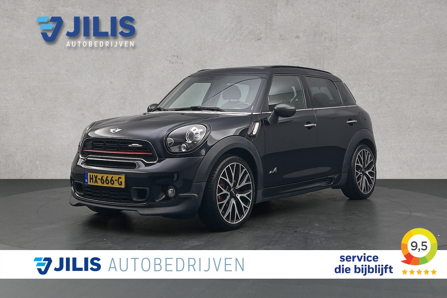 MINI Countryman - Mini 1.6 John Cooper Works ALL4 Chili | Panoramadak | Lederen bekleding | Stoelverwarming - AutoWereld.nl