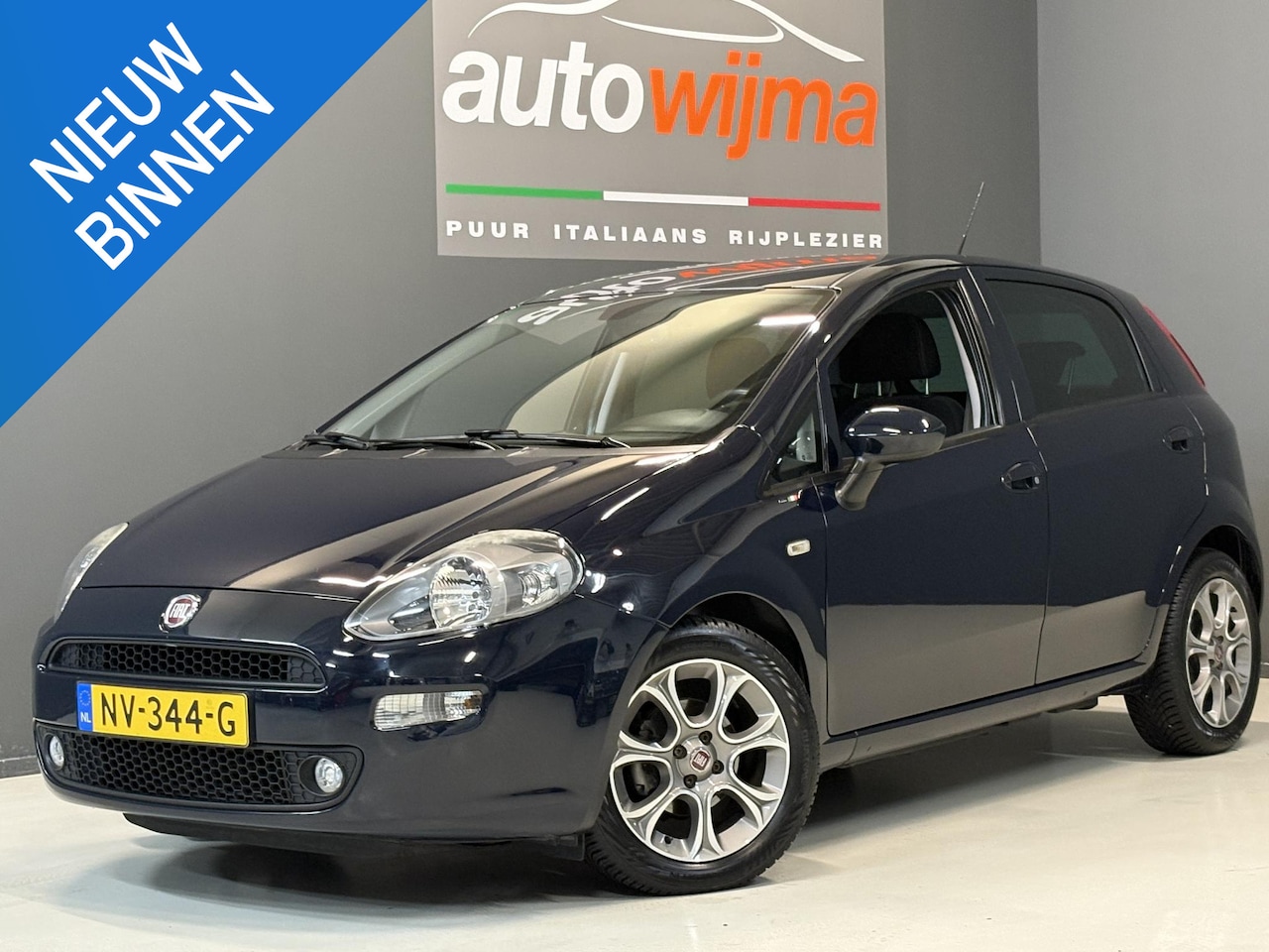 Fiat Punto Evo - 0.9 Turbo 100pk TwinAir Lounge 5Drs. Climate control, Cruise control, Navigatie - AutoWereld.nl