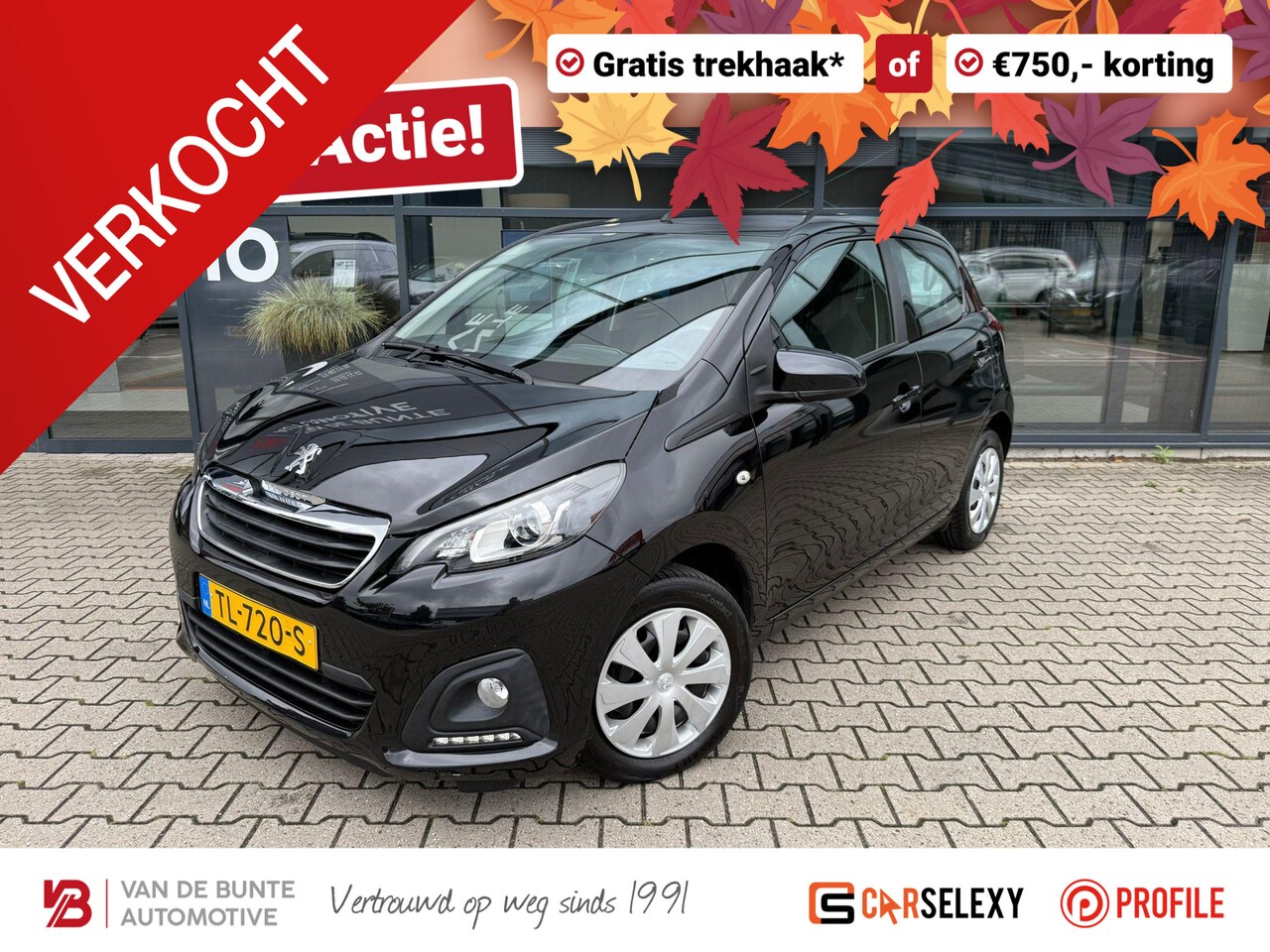 Peugeot 108 - 1.0 e-VTi Active *Airco & Bluetooth* - AutoWereld.nl