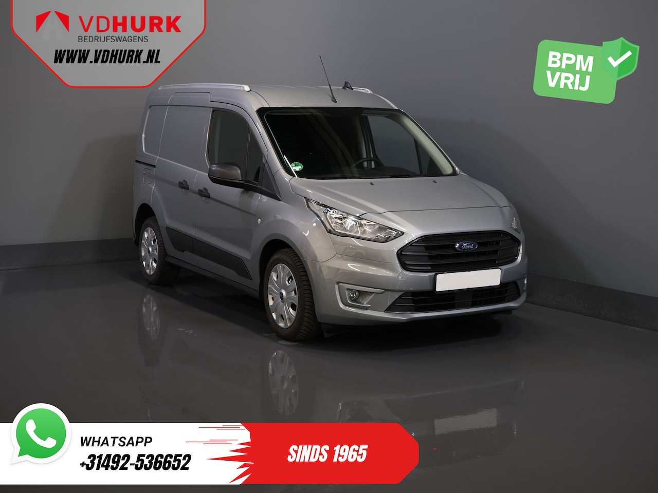 Ford Transit Connect - 1.0 BENZINE 100 pk BPM VRIJ! Garantie t/m 06-2029 3 Pers./ Airco/ PDC/ DAB/ Bluetooth - AutoWereld.nl