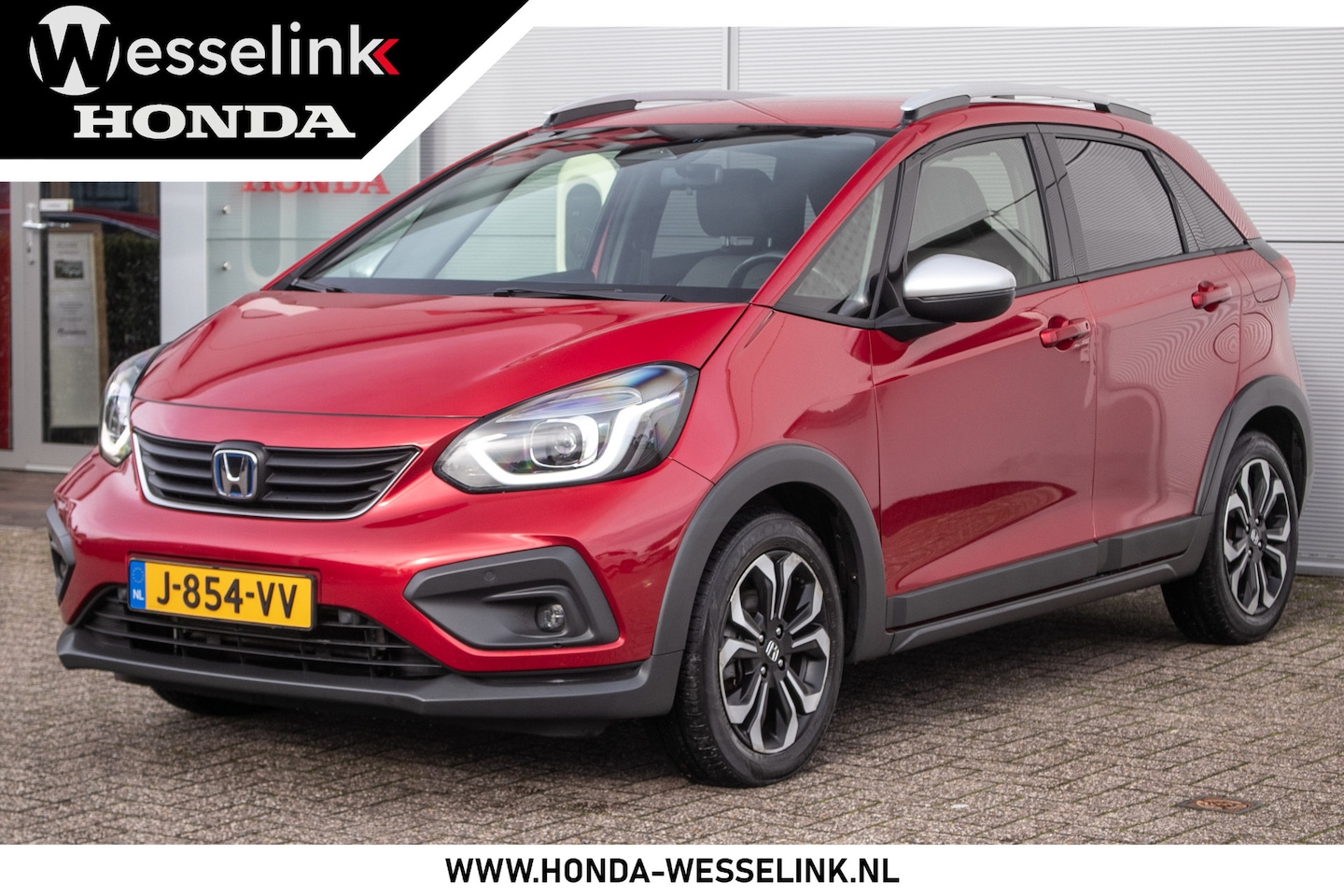 Honda Jazz - 1.5 e:HEV Crosstar 1ste eig. | Dealerond. | Nav | Stoelverw - AutoWereld.nl