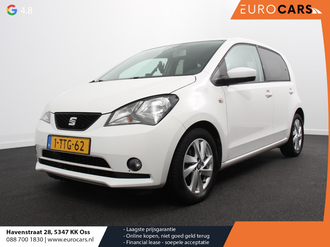 SEAT Mii - 1.0 Sport Dynamic | Airco | Parkeersensoren achter | Lichtmetalen velgen | Cruise controle - AutoWereld.nl