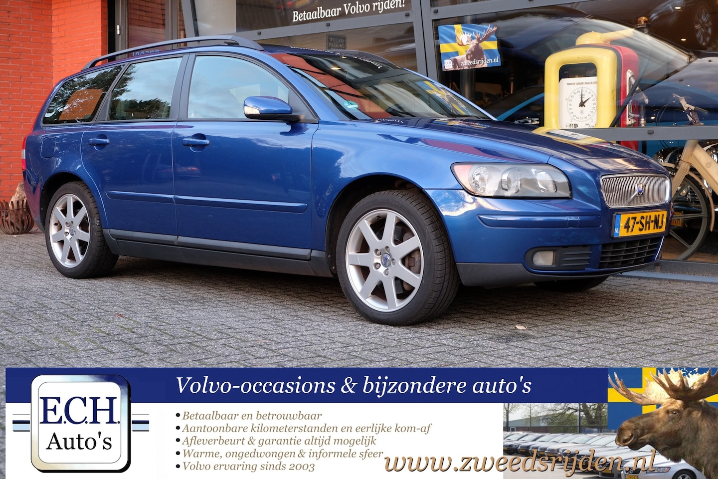 Volvo V50 - 2.5 T5 AWD Momentum 2.5 T5 AWD Momentum, Schuifdak, 17inch - AutoWereld.nl