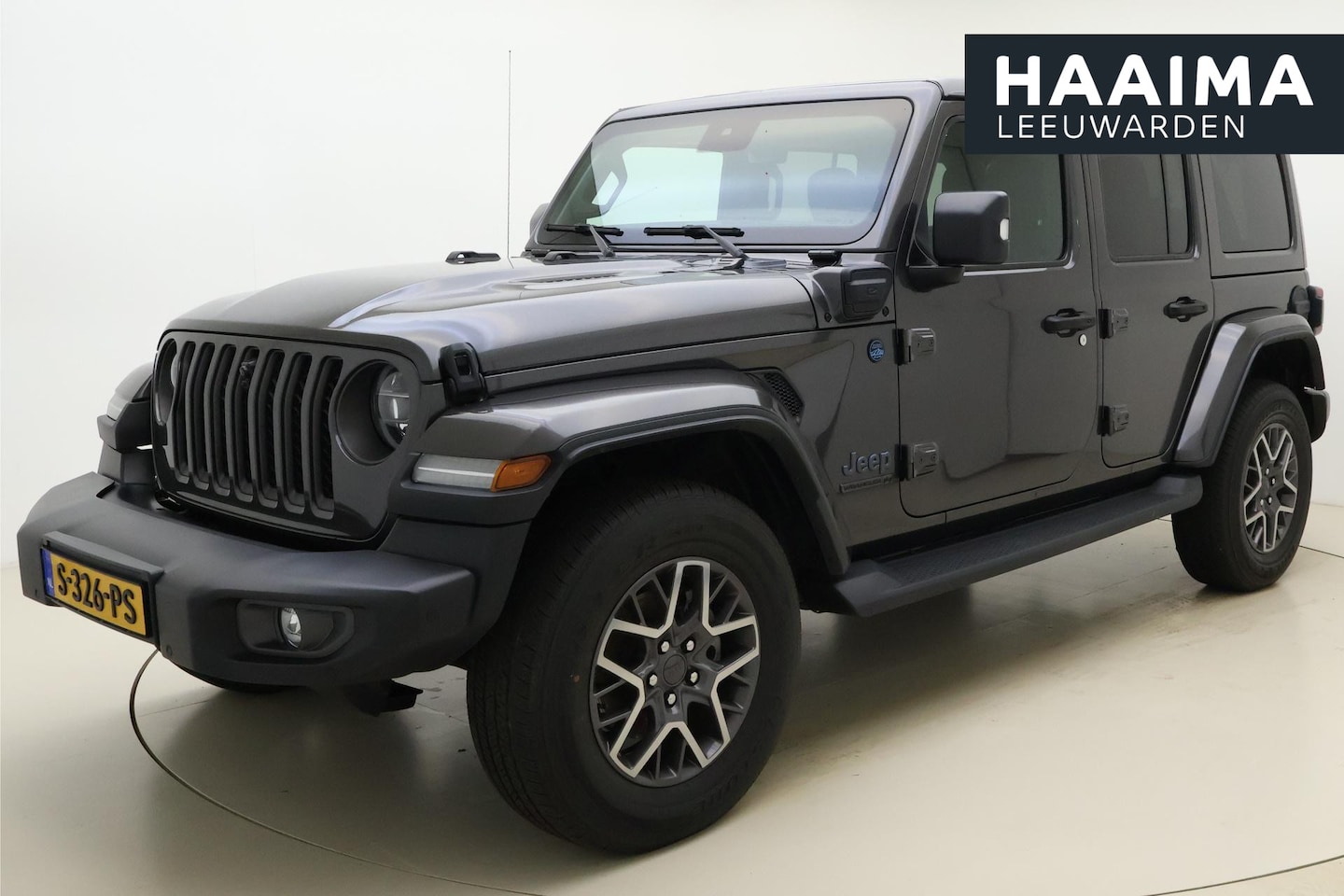 Jeep Wrangler Unlimited - 4xe 380 80th Anniversary Automaat |Front & rear camera | Adaptieve cruise control | Stoel - AutoWereld.nl