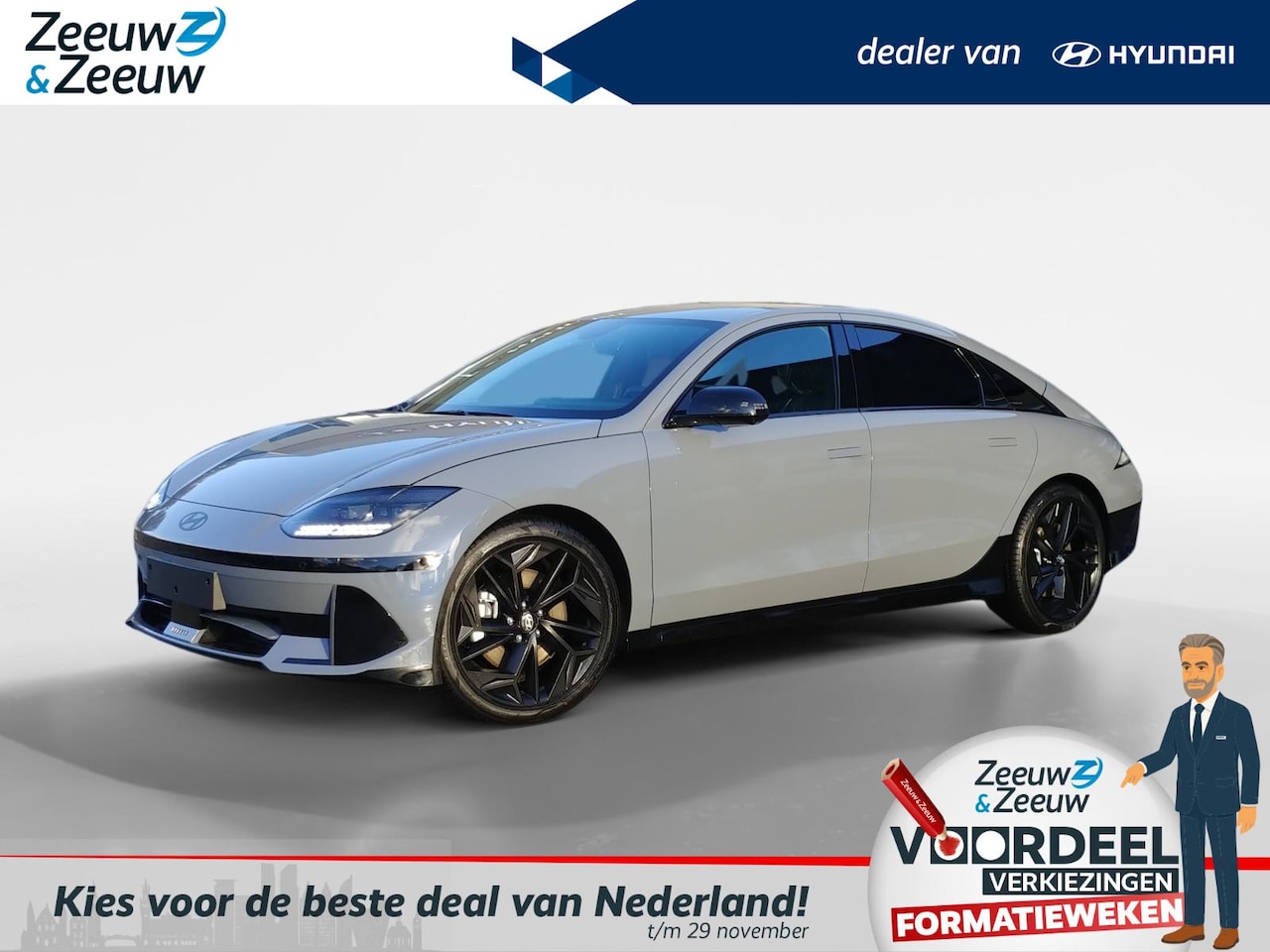 Hyundai IONIQ 6 - Business 77.4 kWh DIRECT RIJDEN! | VEEL VOORDEEL | LAGE KM-STAND! - AutoWereld.nl