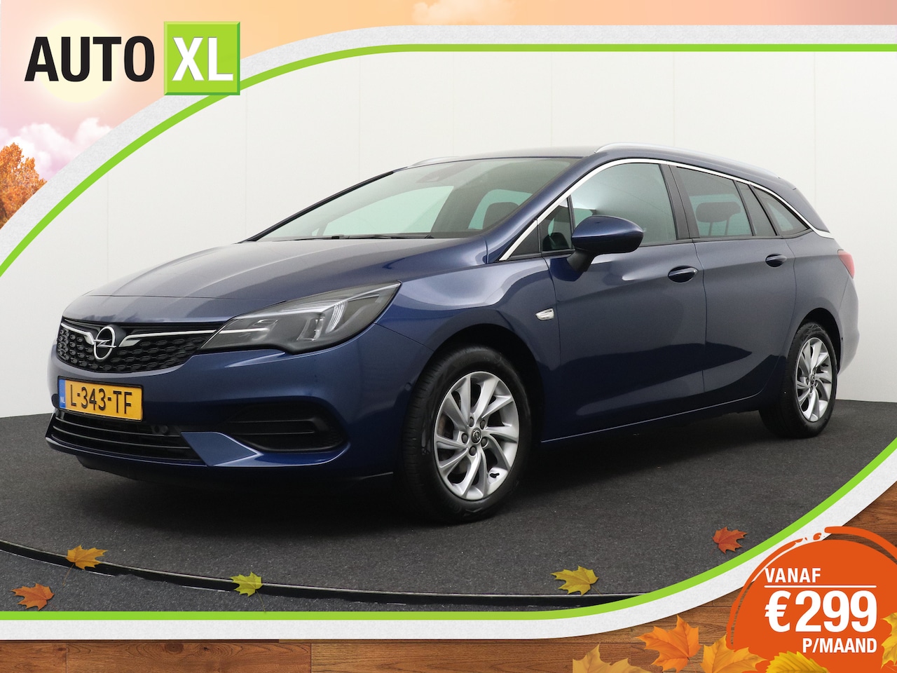Opel Astra Sports Tourer - 1.2 Elegance+ Half-Leder Camera Trekhaak Dodehoek - AutoWereld.nl