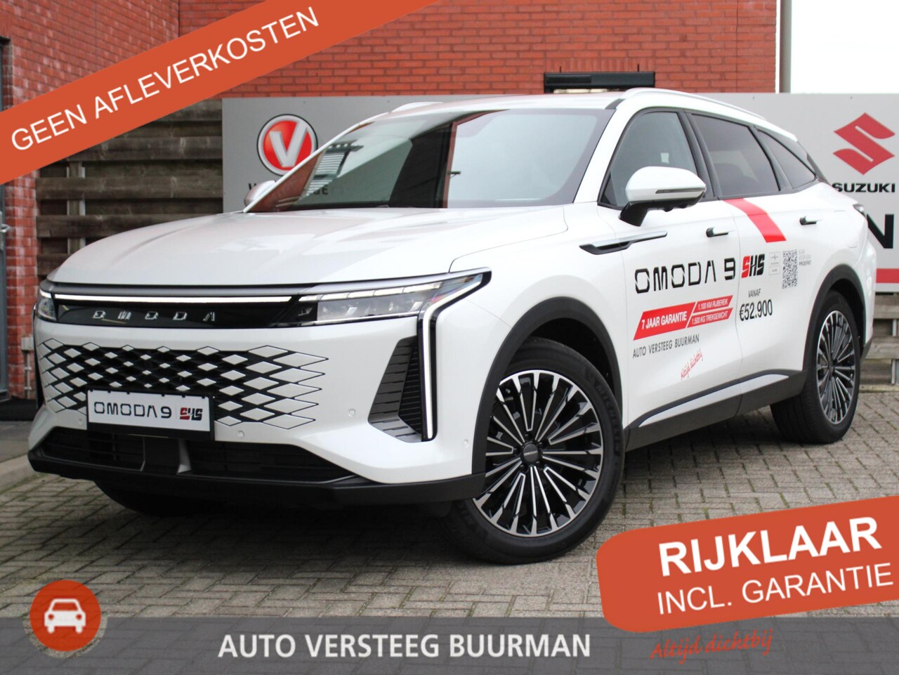 Omoda 9 - 1.5T-GDi Premium 20"LM velgen, Elek.schuif/kanteldak, Camera voor/achter, 1.500 kg trekgew - AutoWereld.nl