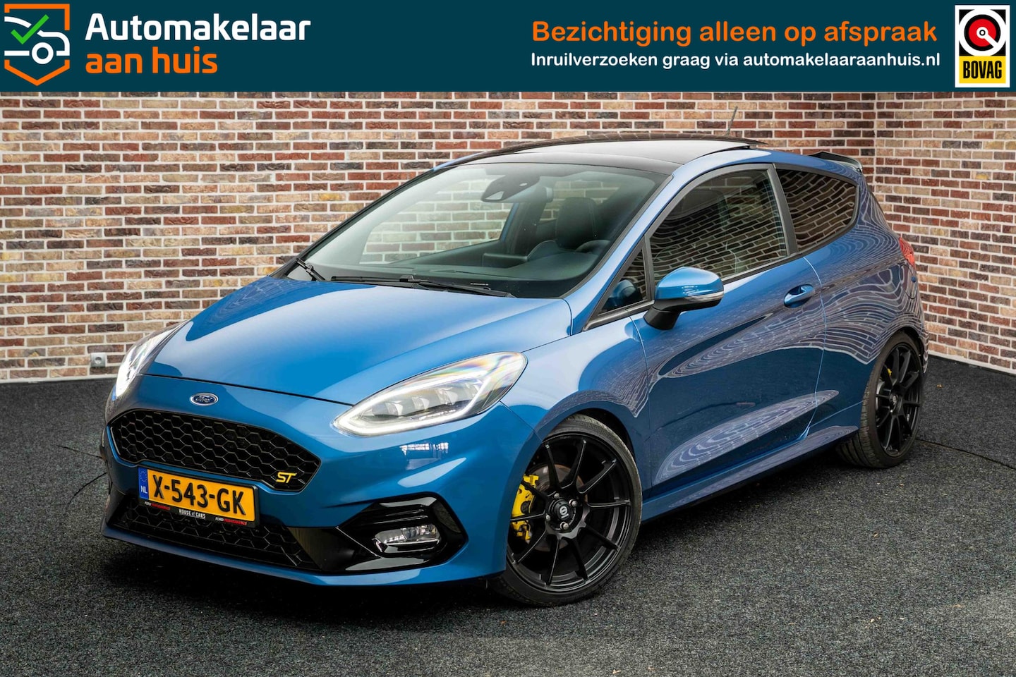 Ford Fiesta - 1.5 EcoBoost ST-3 ST LINE CARPLAY SPARCO SPORTSTOELEN SPORTSTUUR PANORAMA - AutoWereld.nl