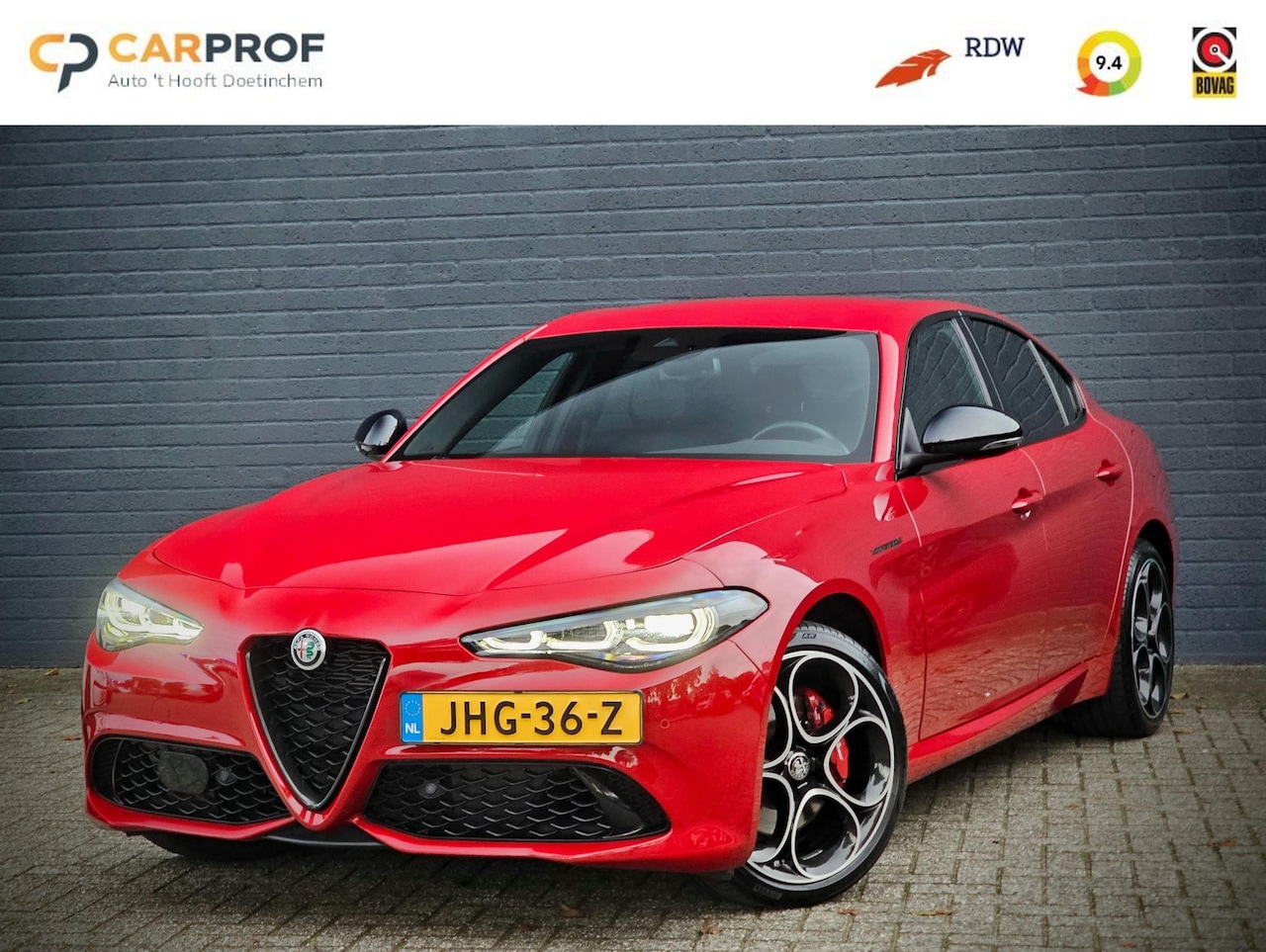 Alfa Romeo Giulia - 2.0 T GME AWD Competizione / CARPLAY / ADAPT. SCHOKBREKER / - AutoWereld.nl