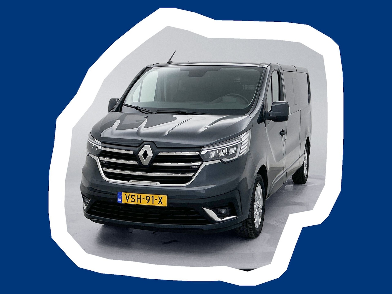 Renault Trafic - 2.0 dCi 170 T27 DC L2H1 Luxe Dubbele cabine Led Trekhaak 2500KG Cruise control - AutoWereld.nl