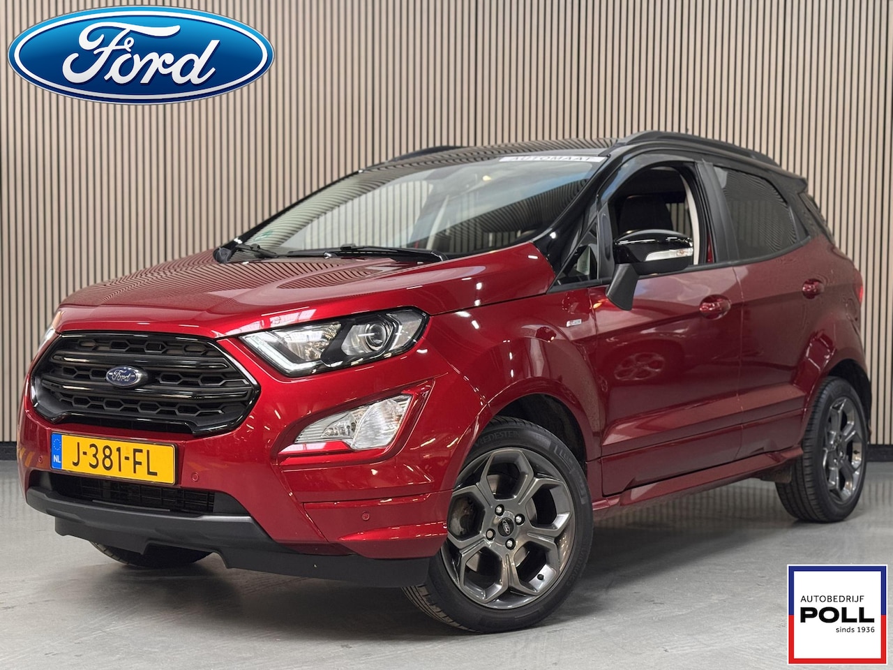 Ford EcoSport - 125pk ST-Line Black Automaat Camera Trekhaak Winter pack Xenon Privacy Glass Dealeronderho - AutoWereld.nl