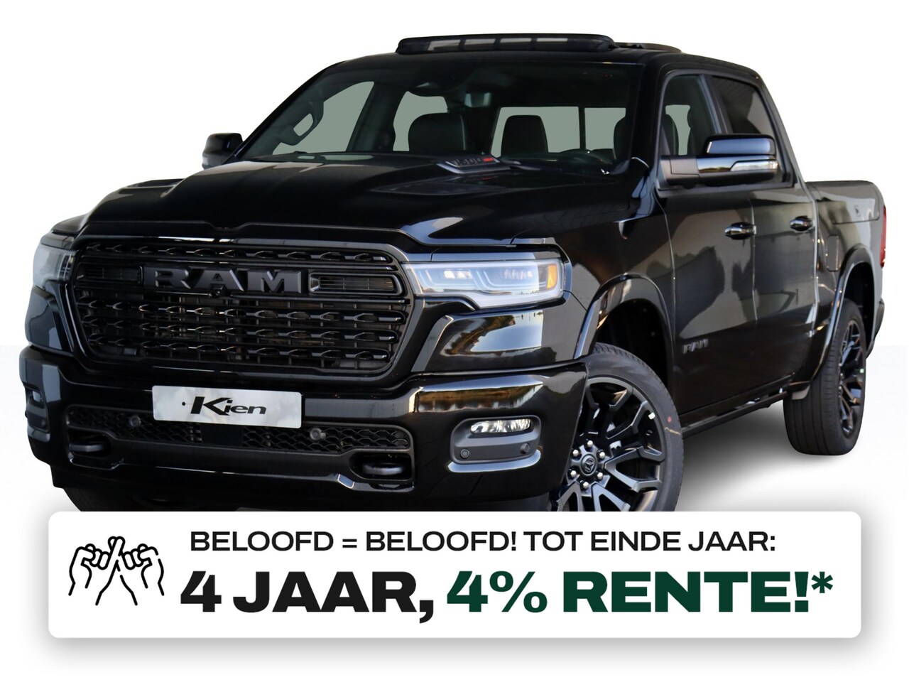 Dodge Ram 1500 - 540 PK HO Crew Cab Limited Night | LPG | 540 PK | Pano Dak | Luchtvering | - AutoWereld.nl