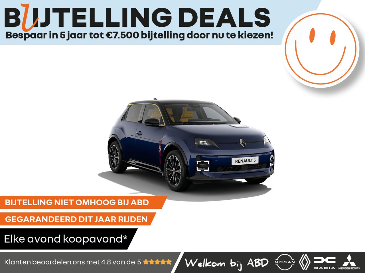 Renault 5 - Iconic cinq Urban range | Achteruitrijcamera | Elektrisch verwarmbare voorstoelen | ISOFIX - AutoWereld.nl