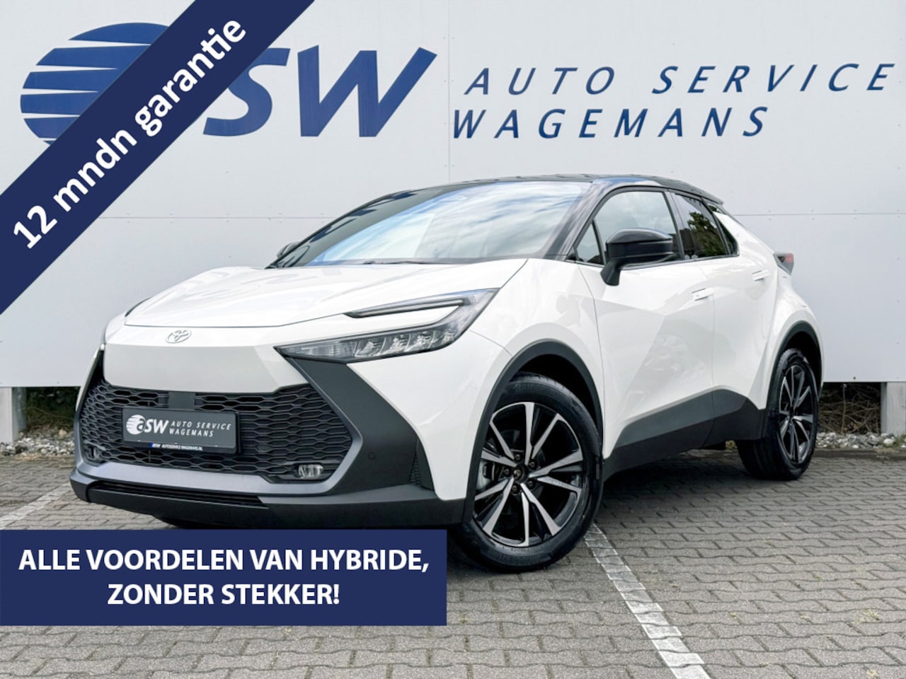 Toyota C-HR - 2.0 Hybrid 200 Dynamic Bi-Tone | ZONDER STEKKER! | Navi XL | ACC | Camera | Keyless | LED - AutoWereld.nl