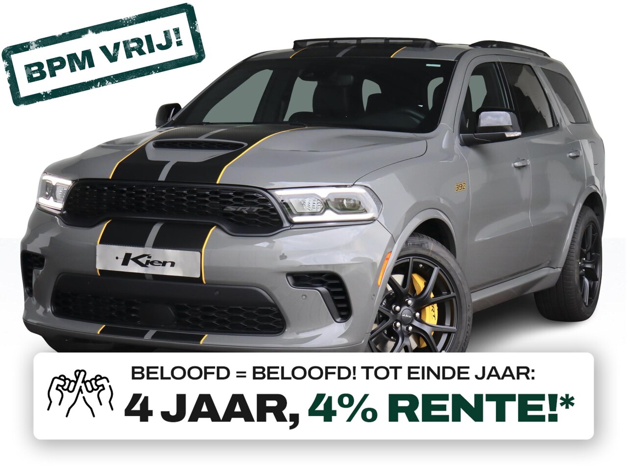 Dodge Durango - 392 SRT AWD 6,4L V8 Dodge Durango 392 SRT AWD 6,4 | VAN | 475 PK | Adaptive cruise control - AutoWereld.nl
