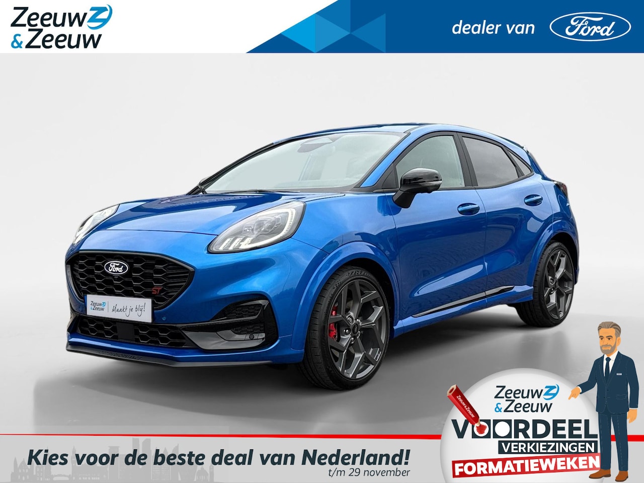 Ford Puma - 1.0 EcoBoost Hybrid ST | Nieuw te bestellen | Prijs inclusief €4000,- Ford Voordeel | Fina - AutoWereld.nl