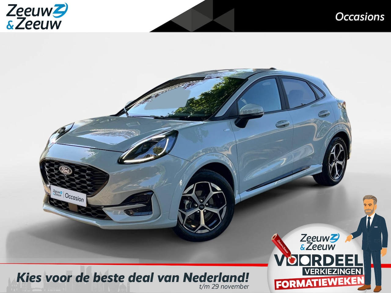 Ford Puma - 1.0 EcoBoost Hybrid ST-Line Automaat | Nw model | Winter Pack | Camera | SYNC4 - AutoWereld.nl