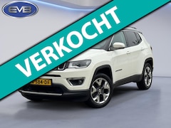 Jeep Compass - 1.4 MultiAir Limited, parelmoer wit, achteruitrijcamera, trekhaak, leder, vele opties, NL