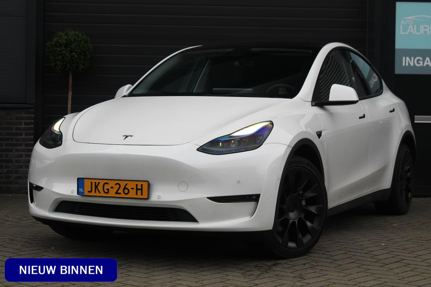 Tesla Model Y - Long Range RWD 75 kWh | 97% SOH | FSD 3 | Leer - AutoWereld.nl