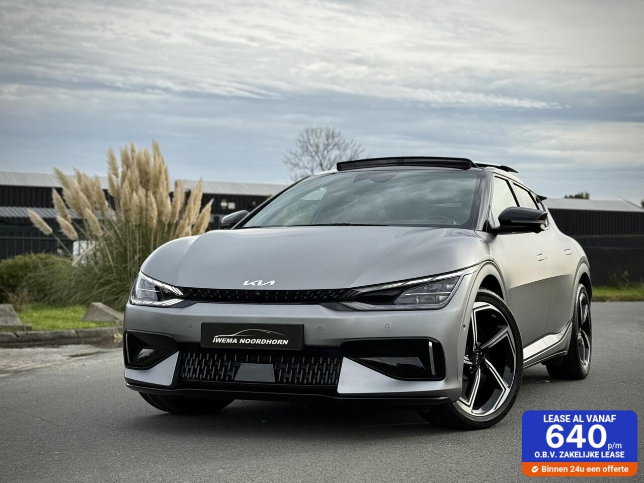 Kia EV6 - GT AWD 77.4 kWh 585pk Moonscape Matt Panoramadak|Camera 360°|Meridian surround - AutoWereld.nl