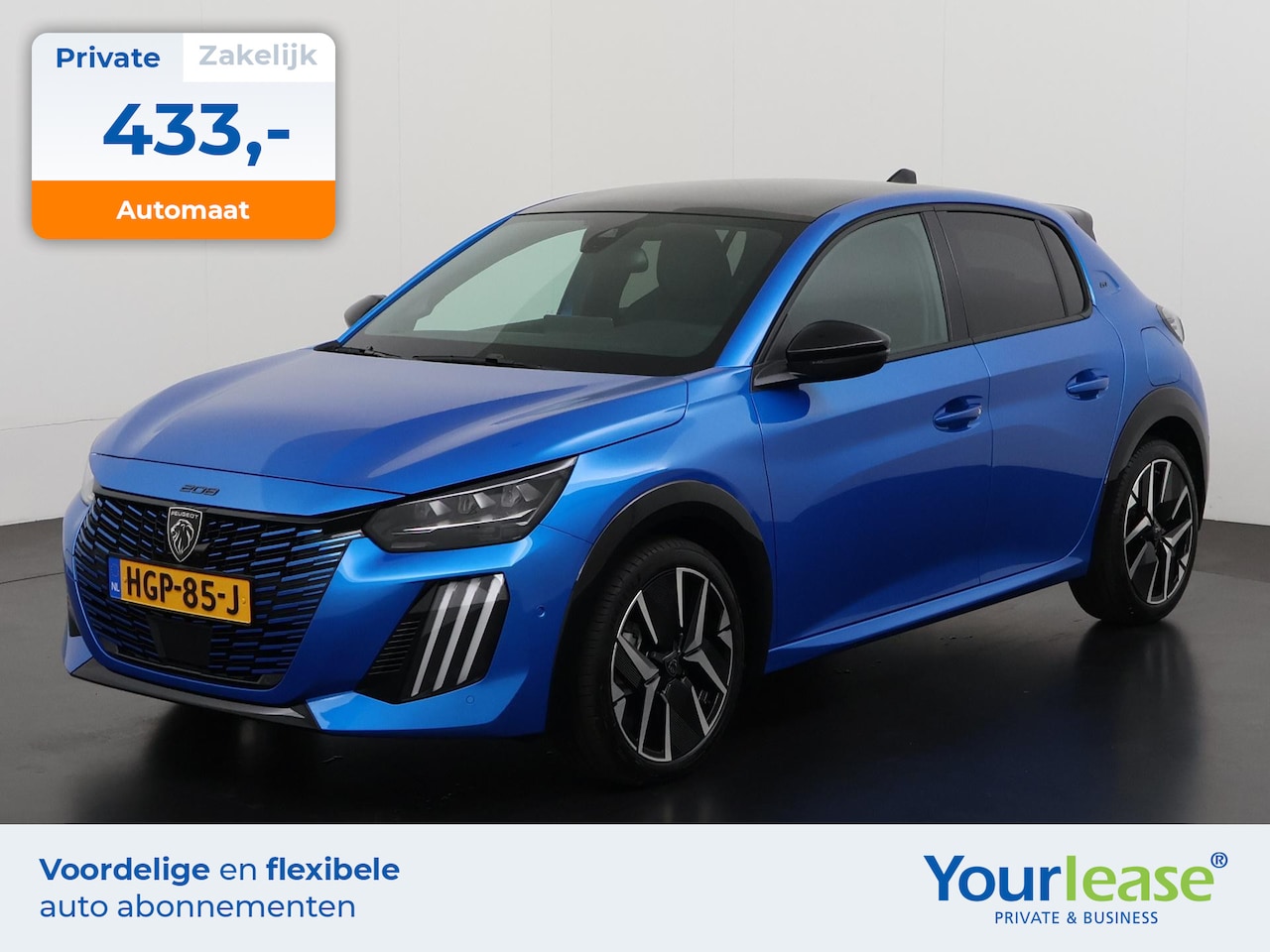 Peugeot 208 - Hybrid 100 e-DCS6 GT Automaat | All-in 433,- Private Lease | Direct uit voorraad - AutoWereld.nl