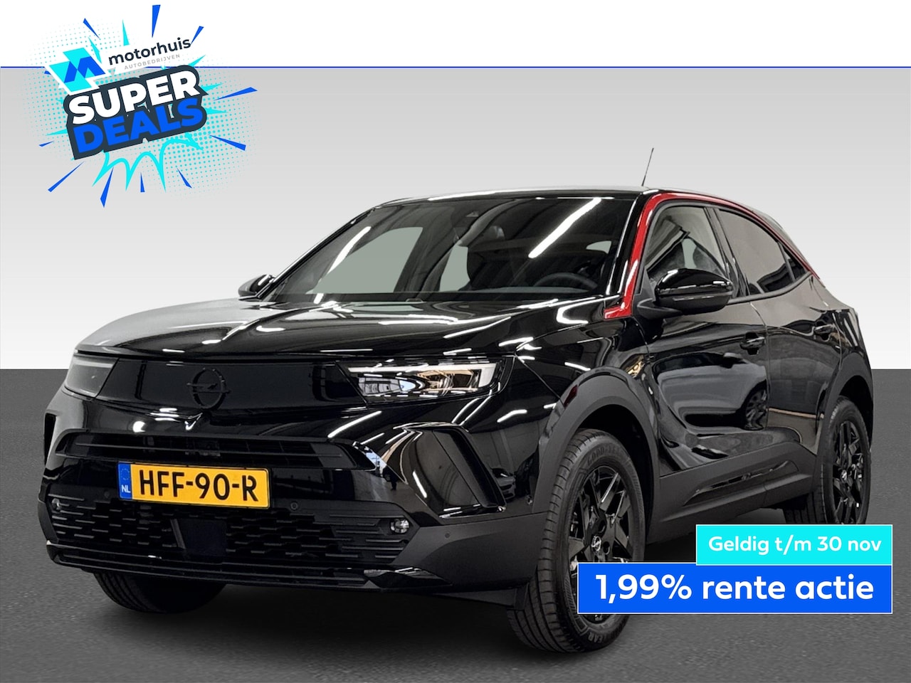 Opel Mokka Electric - 50KWH 136PK LEVEL 4 GS 11KW BOORDLADER NAVI PRO TEL CAMERA LED BLACKPACK NAP - AutoWereld.nl