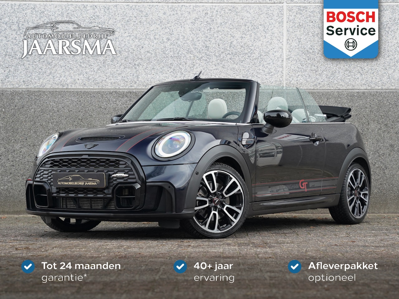 MINI Cabrio - Mini 2.0 Cooper S Rockingham GT Edition | JCW Eindtips | Rockingham GT Edition | Adaptive - AutoWereld.nl
