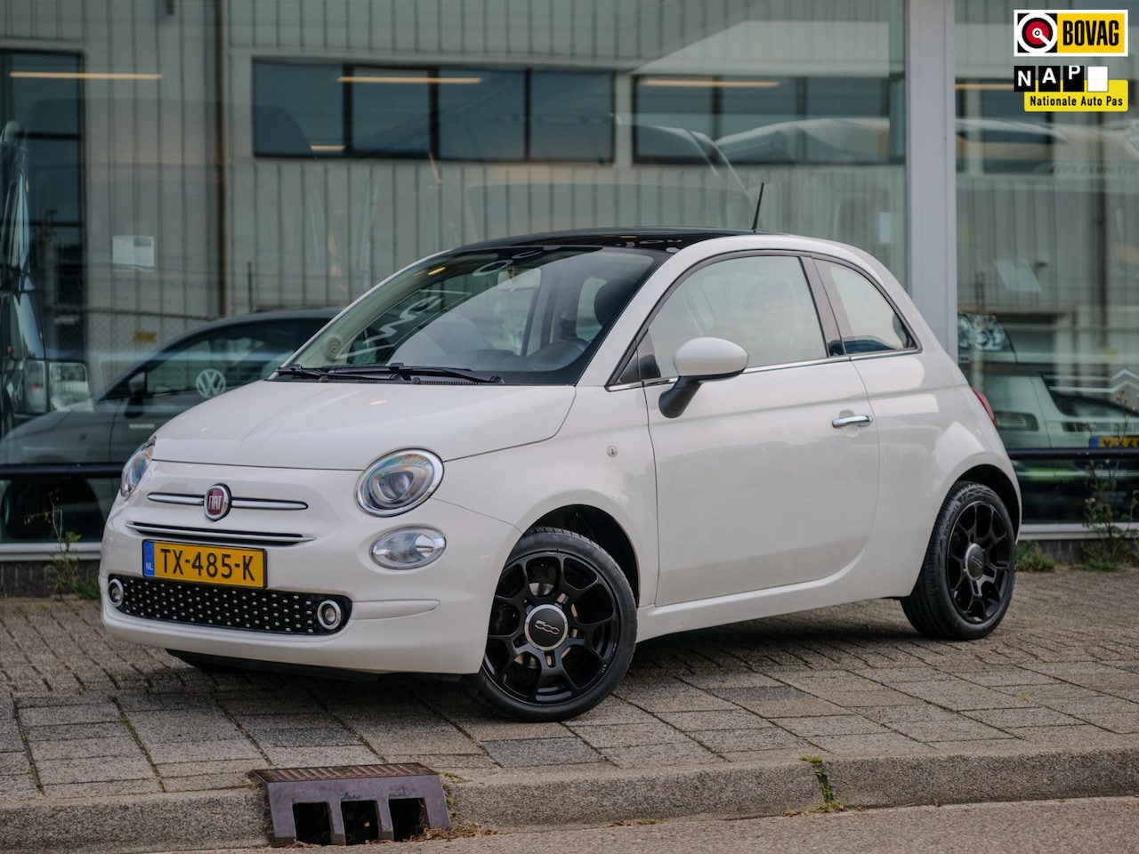 Fiat 500 - 1.2 Lounge |AIRCO|PANO|BLUETOOTH|NIEUWE DISTRIBUTIERIEM! - AutoWereld.nl