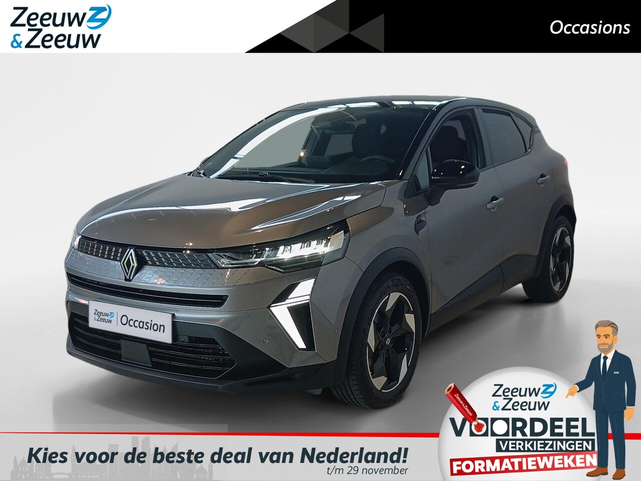 Renault Captur - 1.0 TCe 90 techno *Navi+Camera*Climate Control*Stoel/stuurverwarming*Carplay*Parkeersensor - AutoWereld.nl