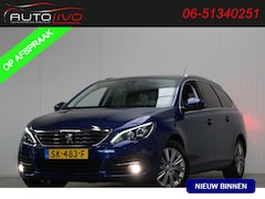 Peugeot 308 SW - 1.2 PureTech Blue Lease Premium AUTOMAAT 130 PK PANO CLIMA H. LEER CAMERA TREKHAAK etc