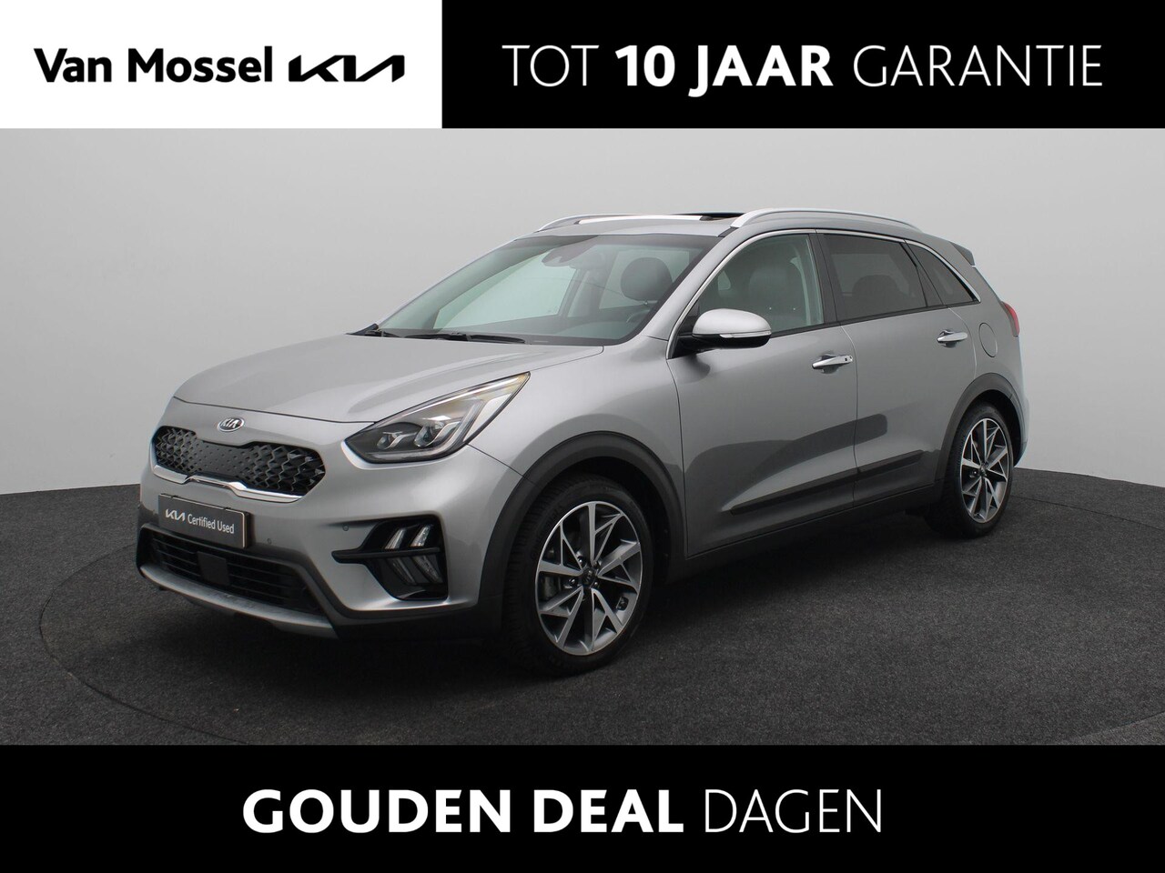 Kia Niro - 1.6 GDi Hybrid ExecutiveLine | Trekhaak | Elek. stoel | Cruise Control | Navigatie | Clima - AutoWereld.nl