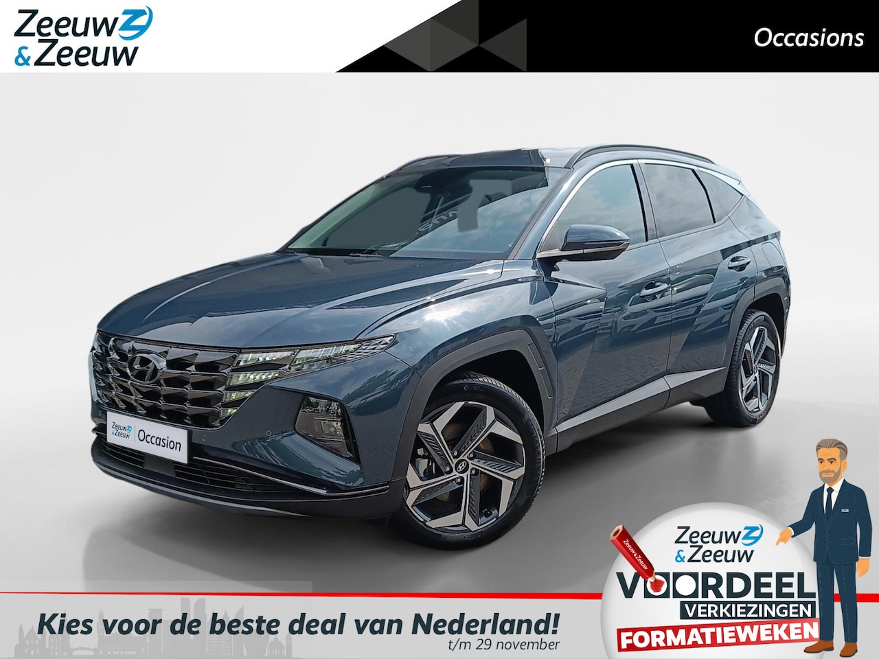 Hyundai Tucson - 1.6 T-GDI PHEV Comfort Smart 4WD 36.000KM! | 1e EIGENAAR | ALS NIEUW! - AutoWereld.nl