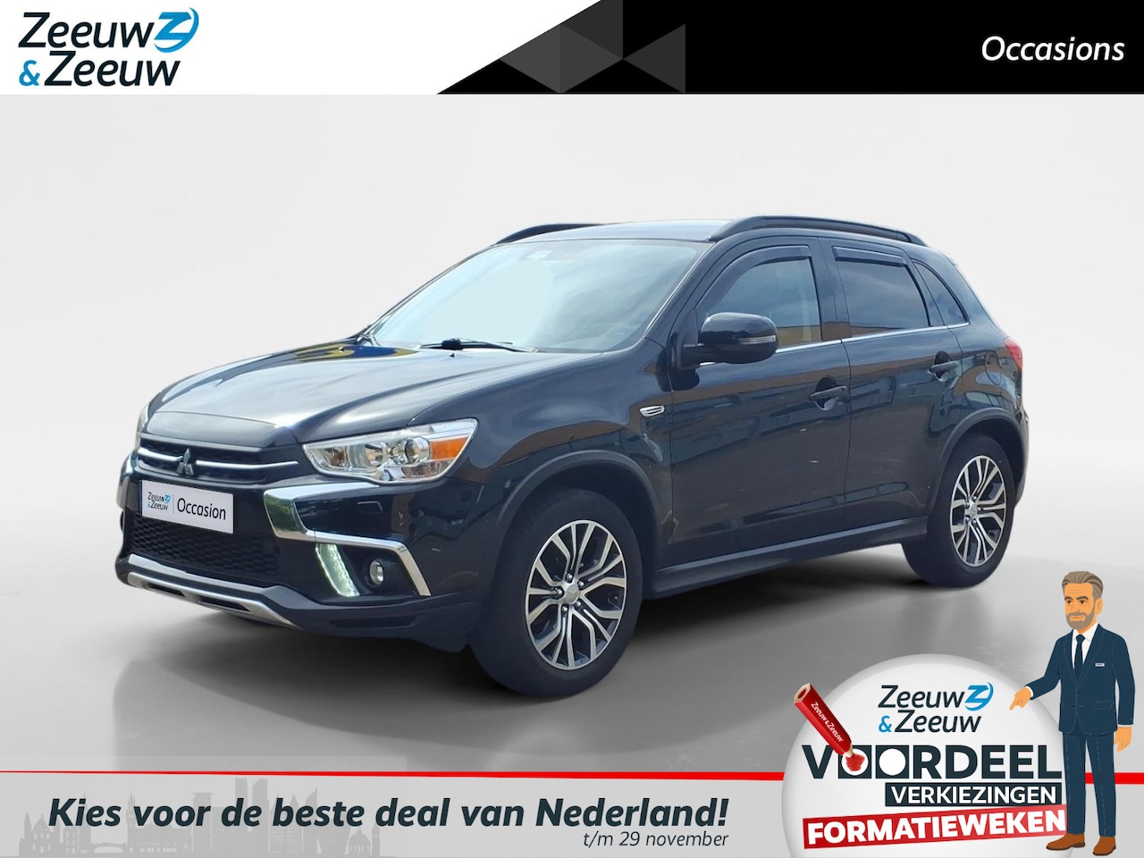 Mitsubishi ASX - 1.6 Cleartec Instyle Airco | Android/Applecar play | L.m.velgen | dealer onderhouden |1 ja - AutoWereld.nl