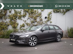 Volvo V90 - T8 Plug-in hybrid AWD Ultra Dark | 360 Graden camera | Trekhaak | Schuif-/kanteldak | Adap