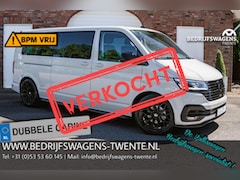 Volkswagen Transporter Caravelle - T6.1 2.0 TDI 150 PK DSG L2H1 DUB/CAB A-KLEP ACC | LED | EIBACH veren | 20'' Vossenlook vel